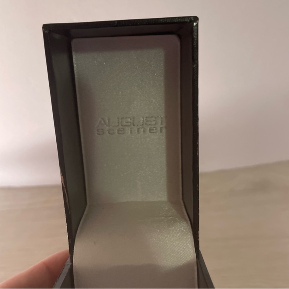 August Steiner Rose/Copper Gold and Black Chronograph Bracelet Watch - Picture 15 of 16